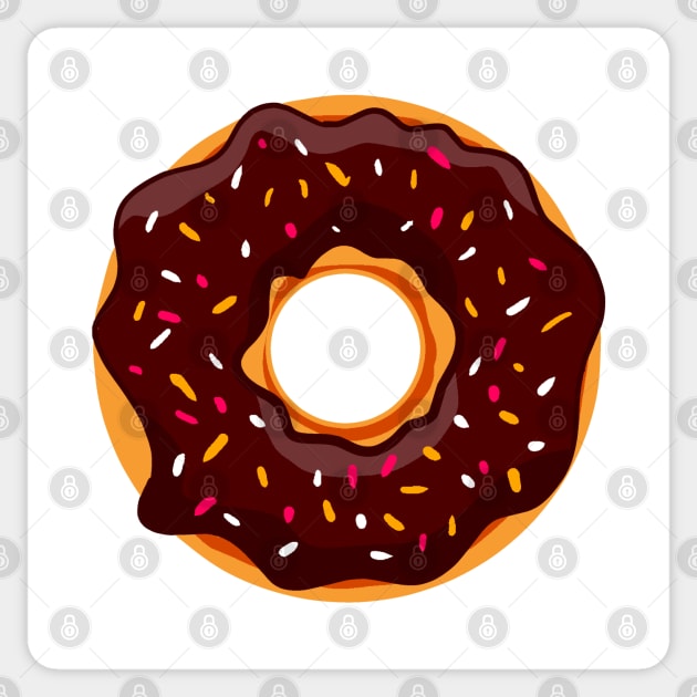 A simple donut Sticker by nickbeta